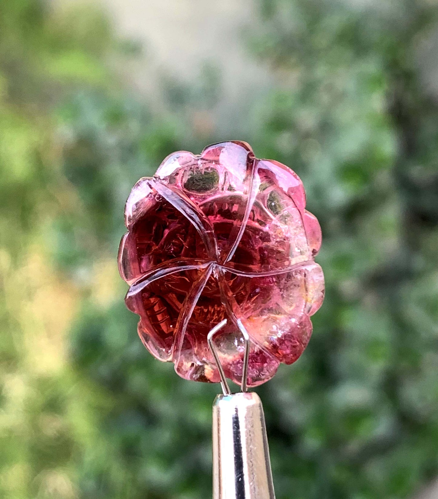 Polished Pink Tourmaline Carving From Afghanistan - 65 Carats