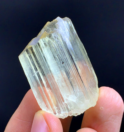 Natural Terminated Yellow Kunzite Crystal From Afghanistan - 29 Gram
