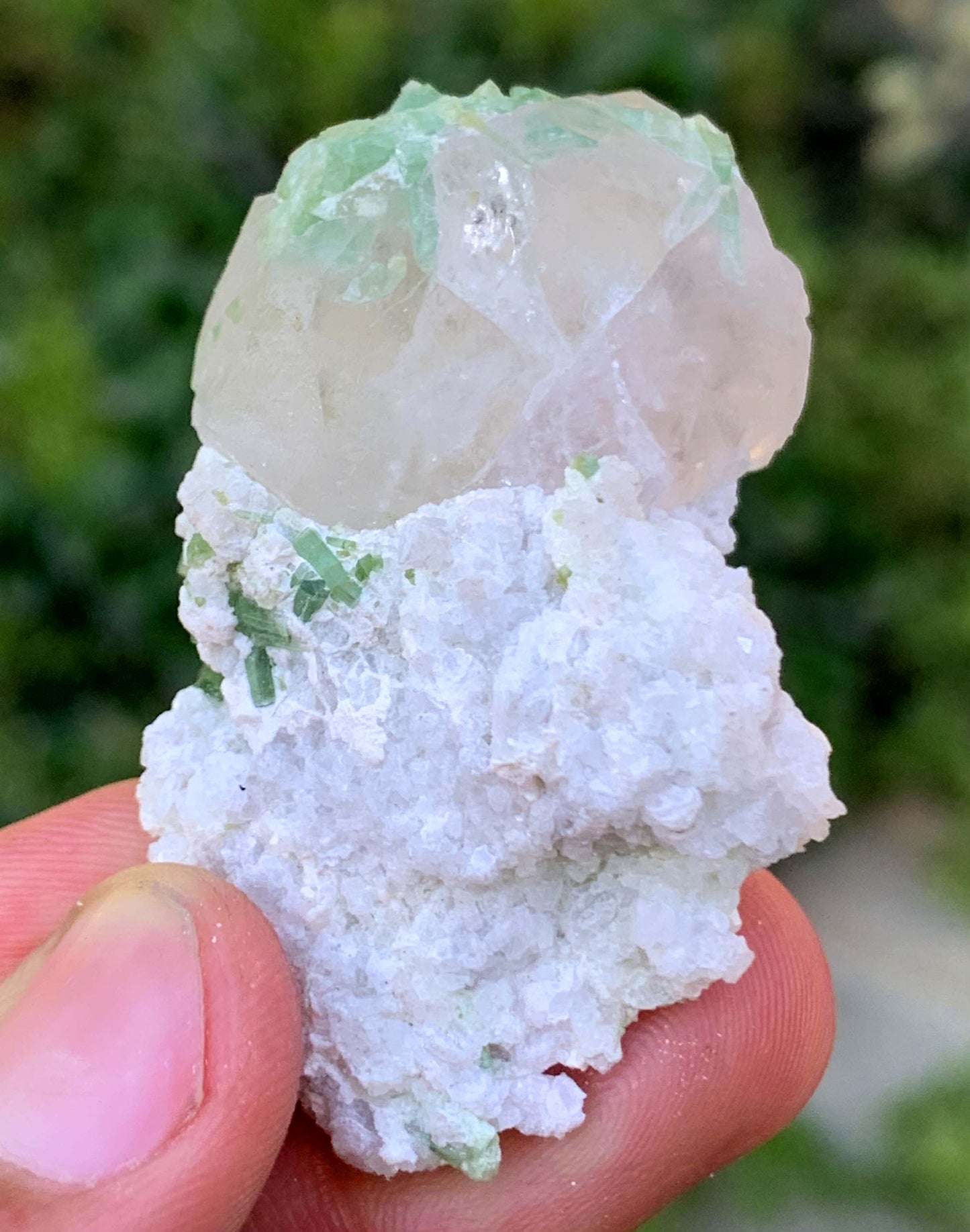 Pink Mrganite Crystal On Matrix From Afghanistan 28 Gram