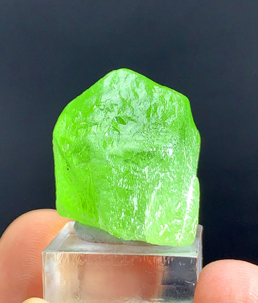 Green Peridot Crystal from Pakistan - 75.25 carat