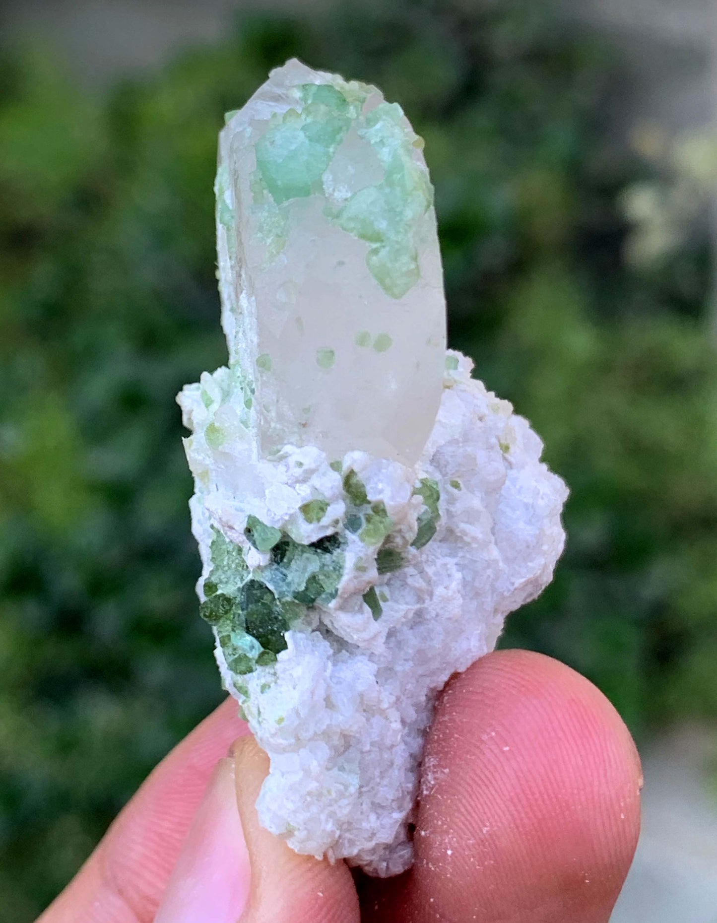 Pink Mrganite Crystal On Matrix From Afghanistan 28 Gram