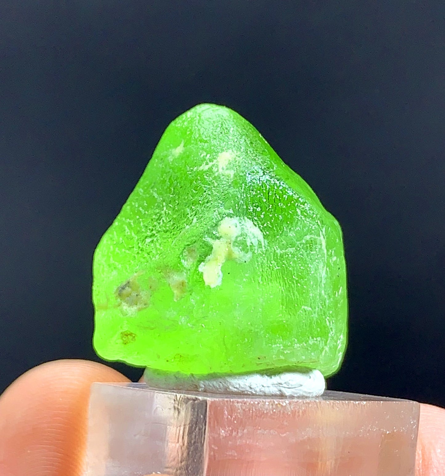 Green Peridot Crystal from Pakistan - 75.25 carat