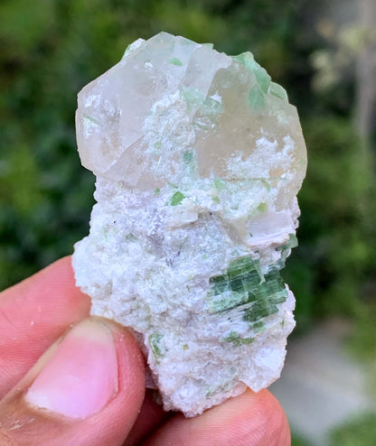 Pink Mrganite Crystal On Matrix From Afghanistan 28 Gram