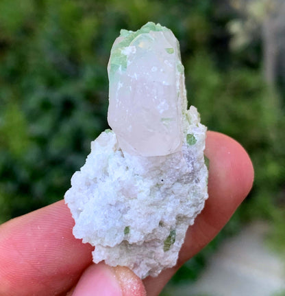 Pink Mrganite Crystal On Matrix From Afghanistan 28 Gram