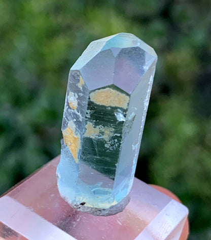Diamond Cut Blue Aquamarine Crystal From Afghanistan 35.25 Carats