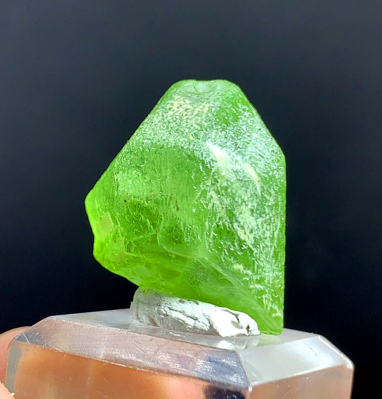 Lush Green Olivine Peridotr Crystal From Pakistan 15 Gram