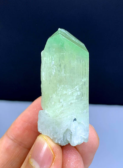Green Hiddenite Kunzite Crystal from Afghanistan - 58 gram