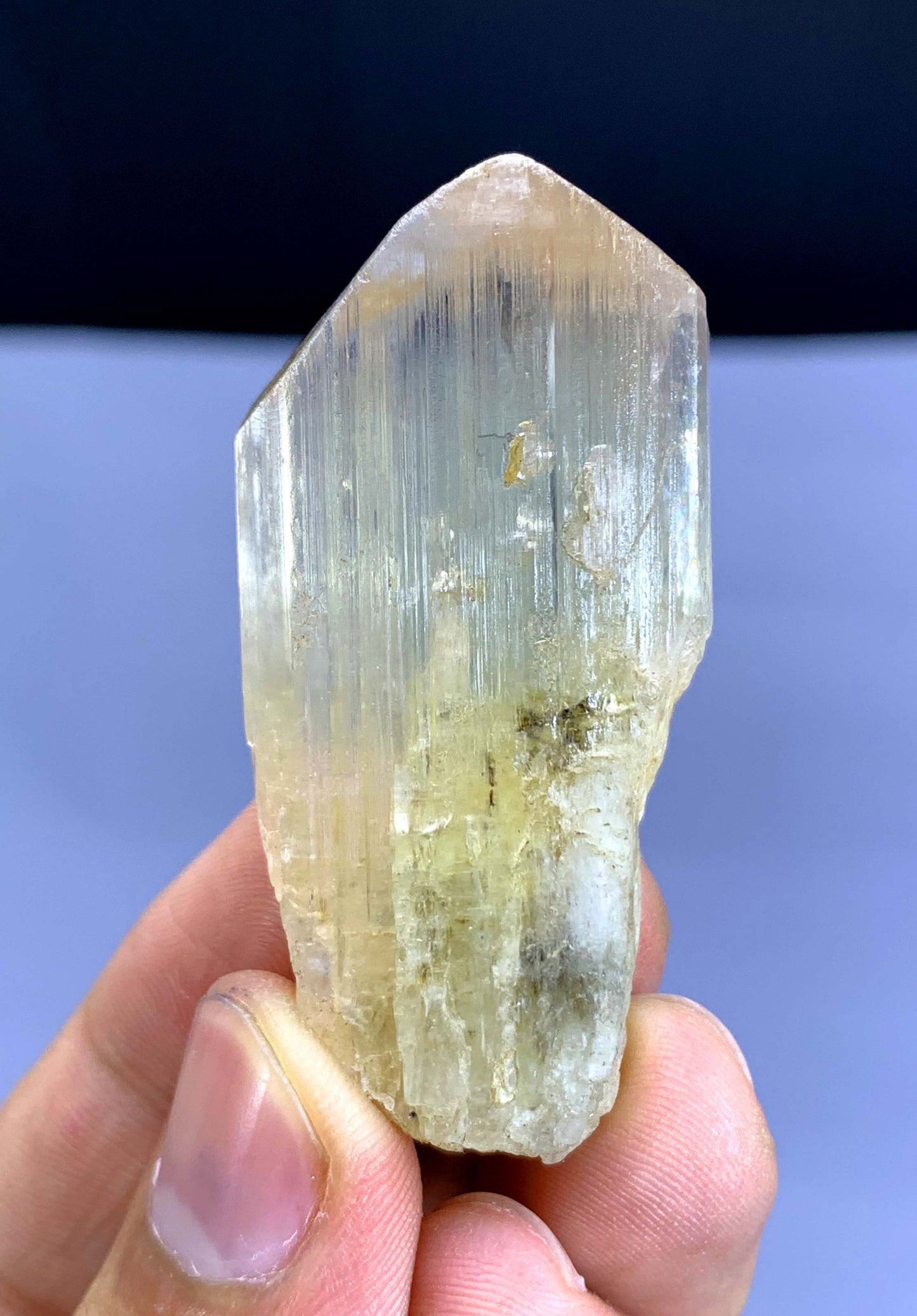 Yellow Triphane Kunzite Crystal from Afghanistan - 36 gram