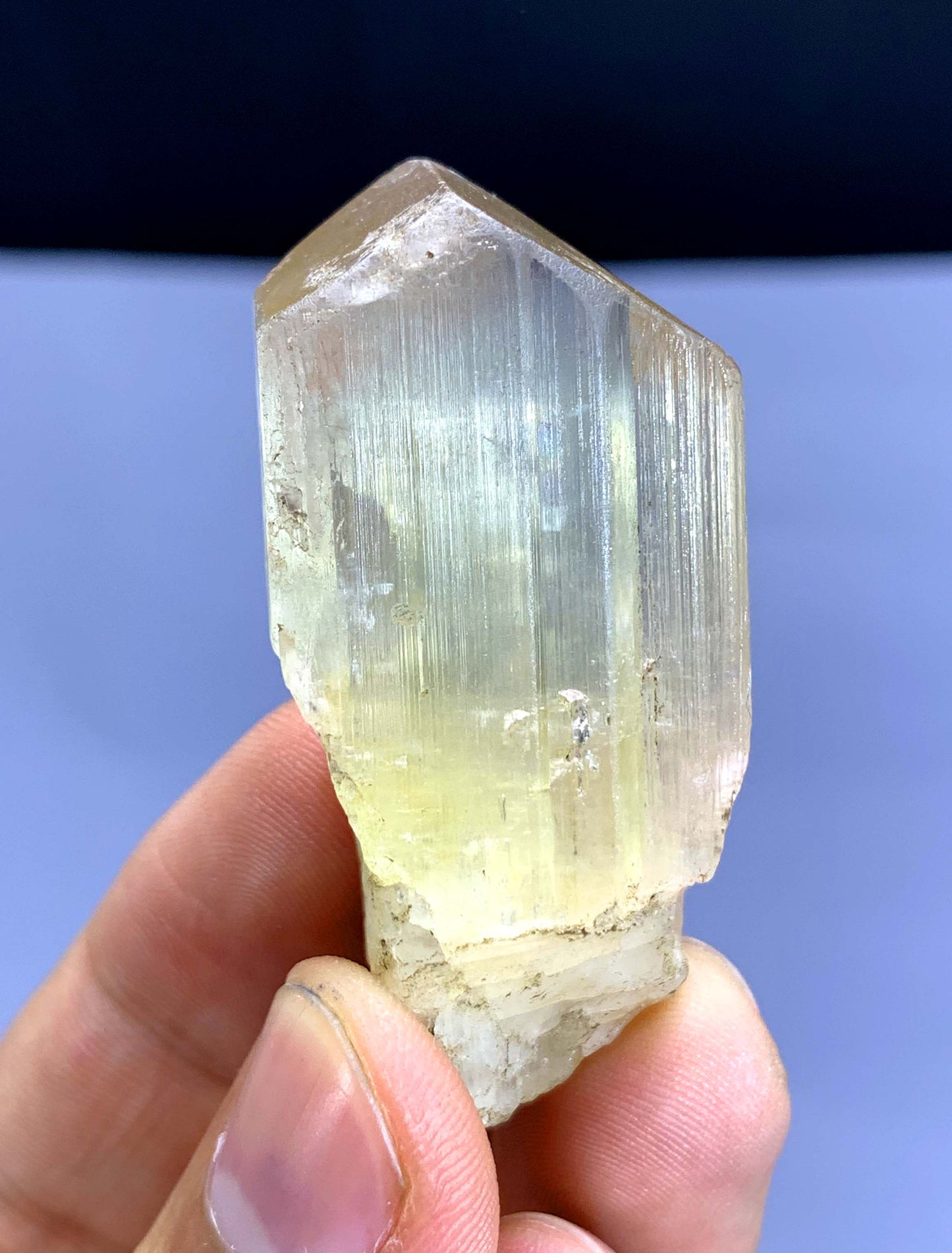 Yellow Triphane Kunzite Crystal from Afghanistan - 36 gram