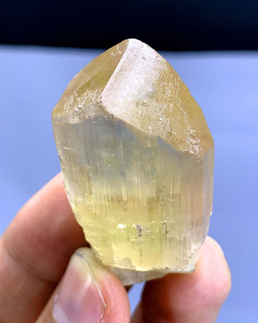 Yellow Triphane Kunzite Crystal from Afghanistan - 36 gram