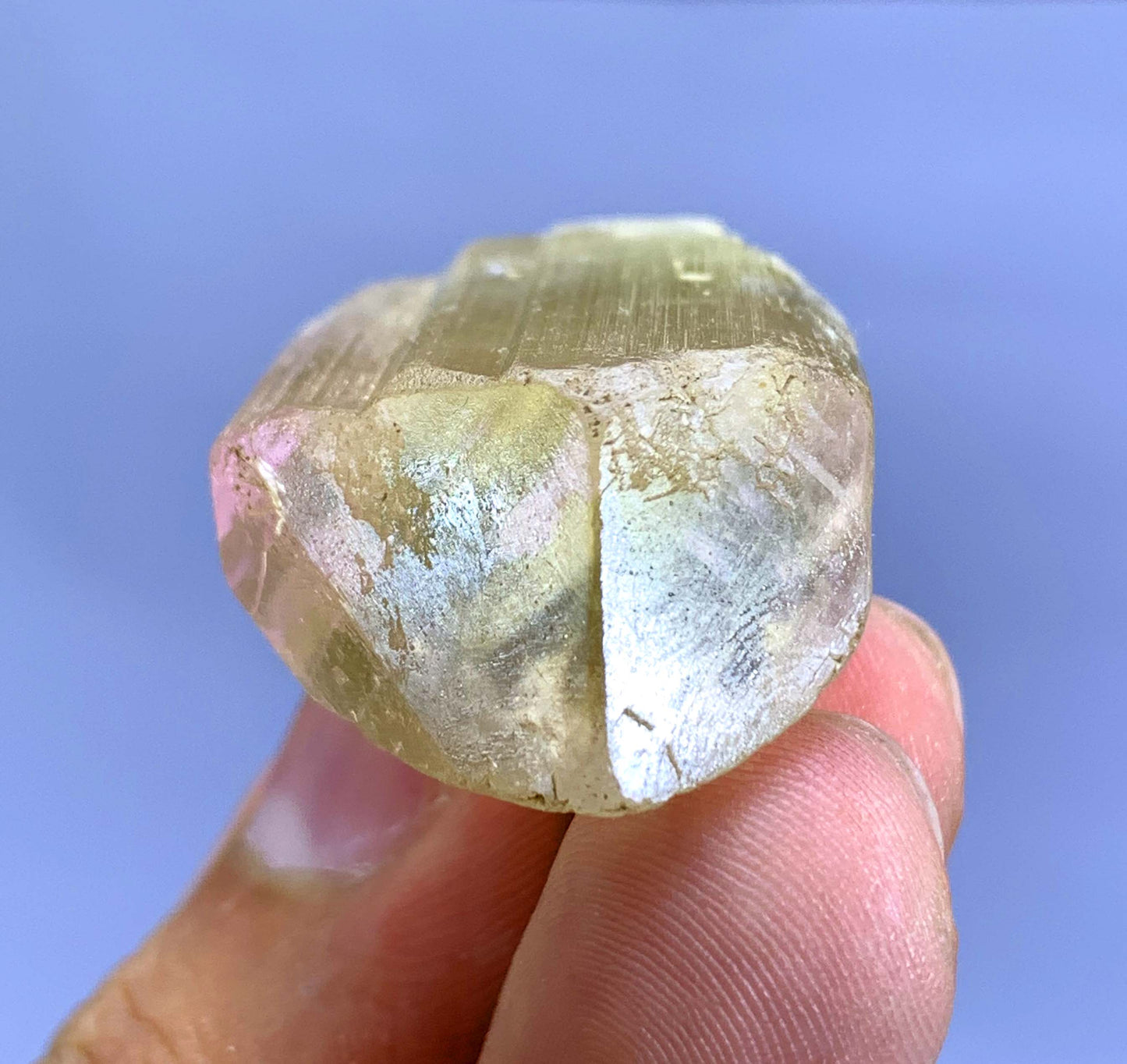 Yellow Triphane Kunzite Crystal from Afghanistan - 36 gram