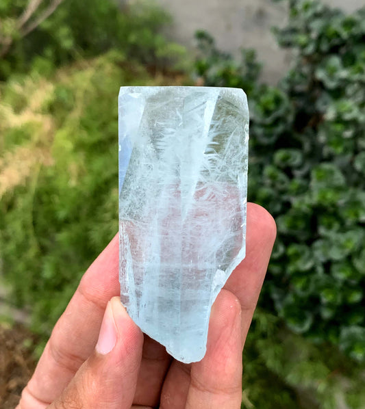 Natural Terminated Blue Aquamarine Crsytal From Skardu Pakistan