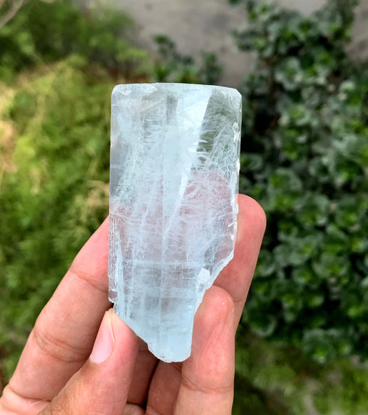Natural Terminated Blue Aquamarine Crsytal From Skardu Pakistan