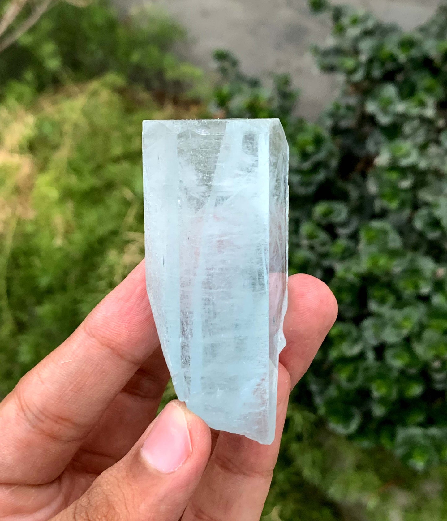 Natural Terminated Blue Aquamarine Crsytal From Skardu Pakistan