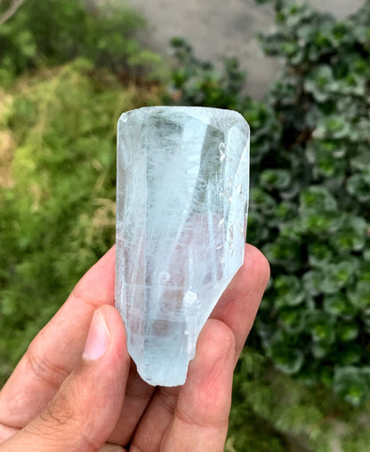 Natural Terminated Blue Aquamarine Crsytal From Skardu Pakistan