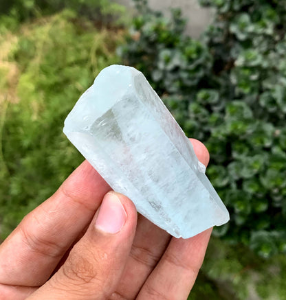 Natural Terminated Blue Aquamarine Crsytal From Skardu Pakistan