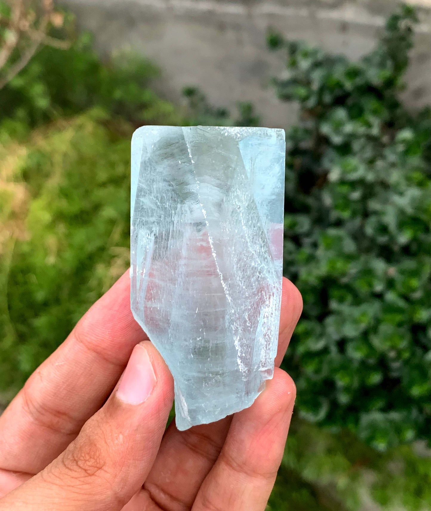 Natural Terminated Blue Aquamarine Crsytal From Skardu Pakistan