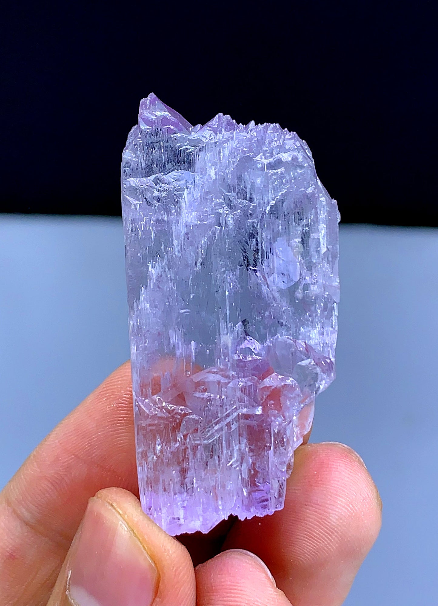 27 grams Flourescent Pink Kunzite Crystal from Afghanistan