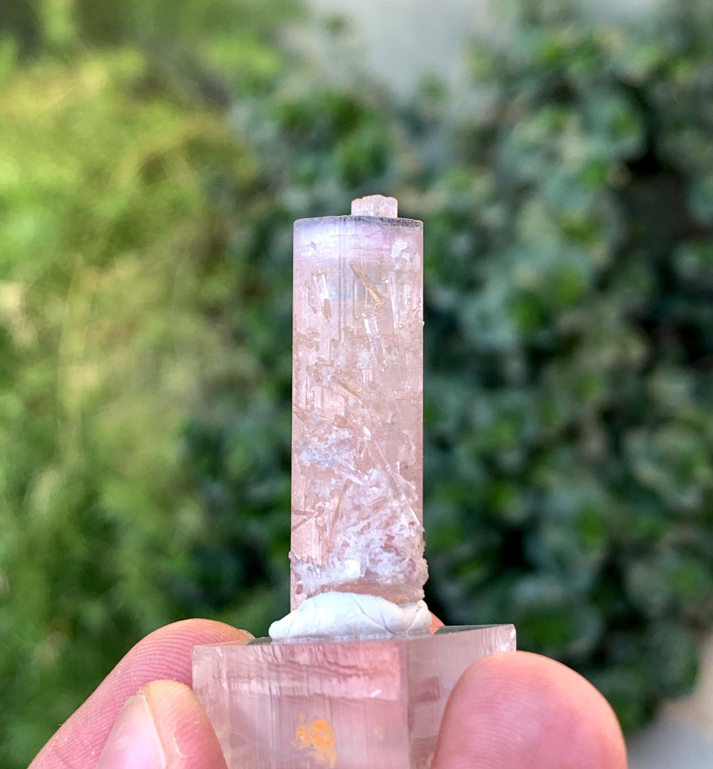 Natural Terminated Pink And Orange Tourmaline Crystal From Afghanistan