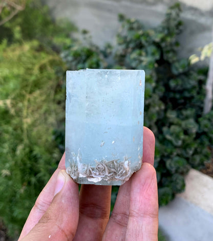 Natural Terminated Blue Tourmaline Crystal From Pakistan 137 Gram