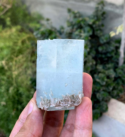 Natural Terminated Blue Tourmaline Crystal From Pakistan 137 Gram
