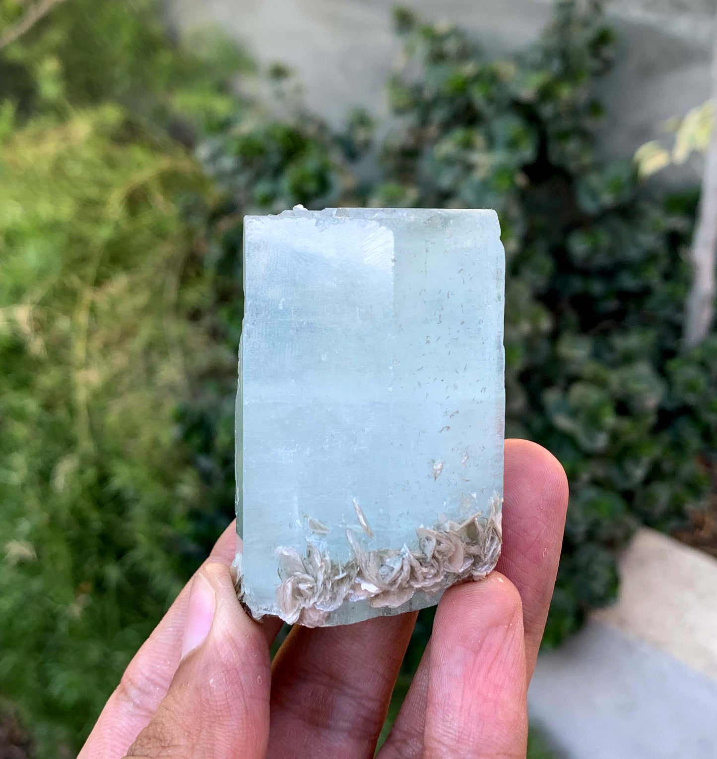 Natural Terminated Blue Tourmaline Crystal From Pakistan 137 Gram