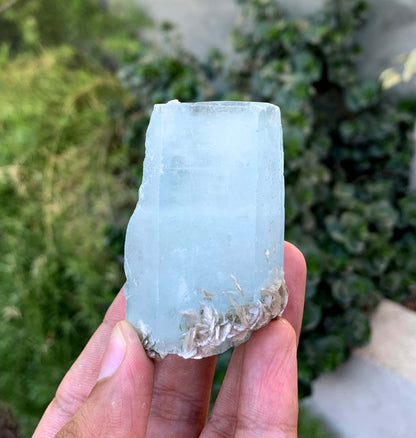 Natural Terminated Blue Tourmaline Crystal From Pakistan 137 Gram