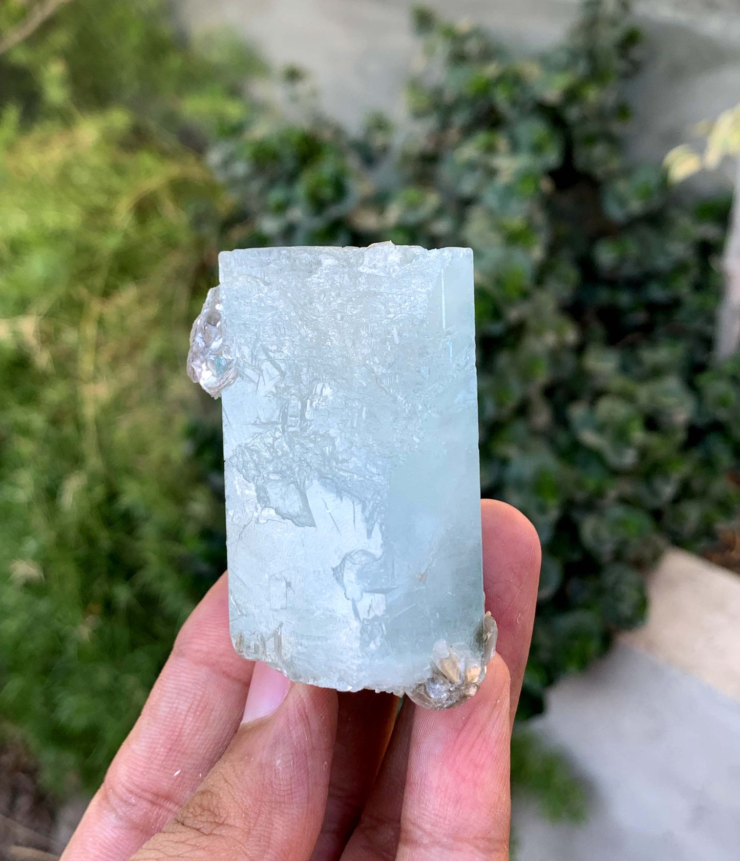 Natural Terminated Blue Tourmaline Crystal From Pakistan 137 Gram