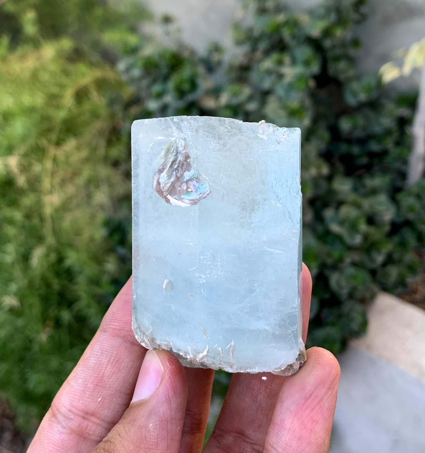 Natural Terminated Blue Tourmaline Crystal From Pakistan 137 Gram
