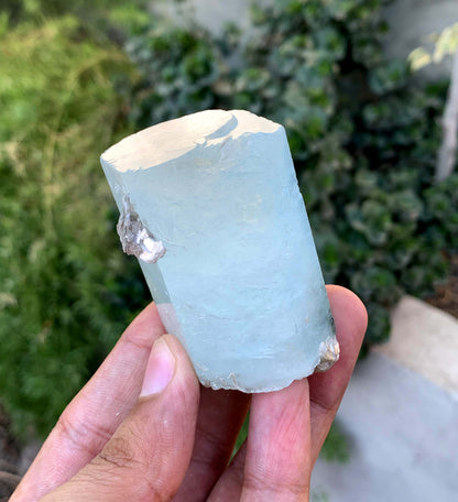 Natural Terminated Blue Tourmaline Crystal From Pakistan 137 Gram