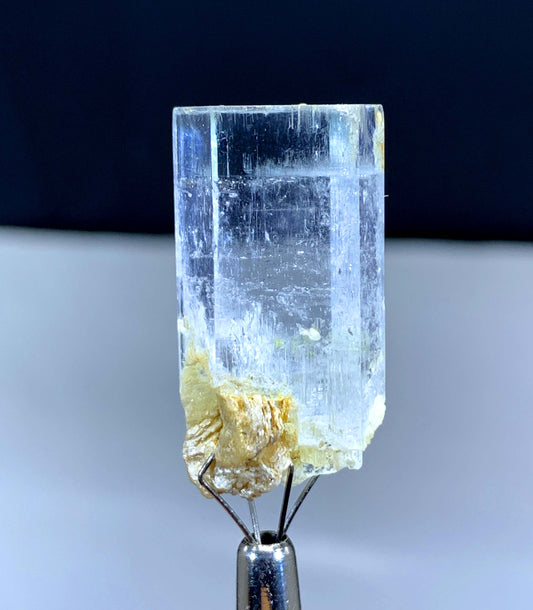 Transparent AquaMorganite var Beryl Crystal from Pakistan - 09 gram