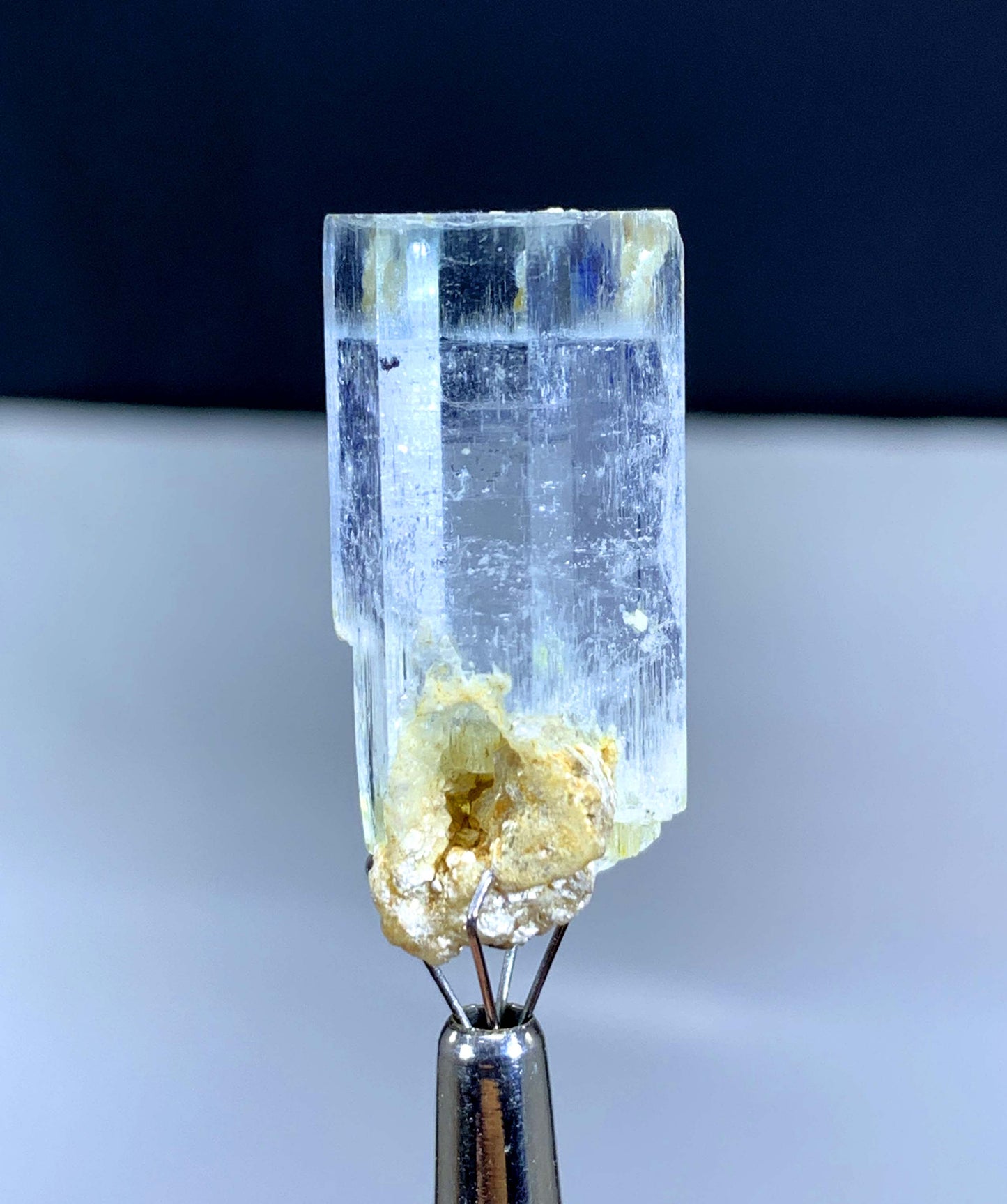 Transparent AquaMorganite var Beryl Crystal from Pakistan - 09 gram
