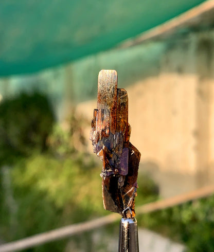 Rare Red Brookite Crystal From Pakistan