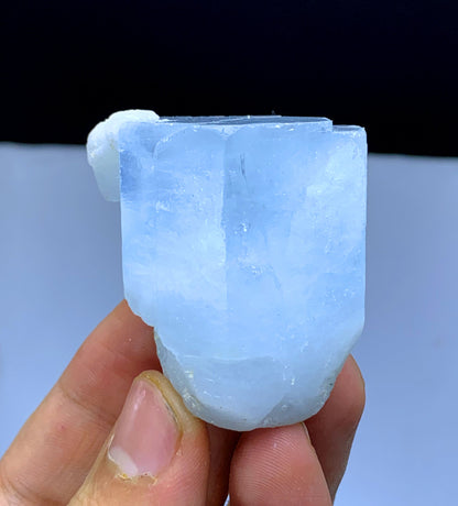 Natural Sky Blue Color Aquamarine Crystal from Nagar valley District Skardu Pakistan - 78 gram