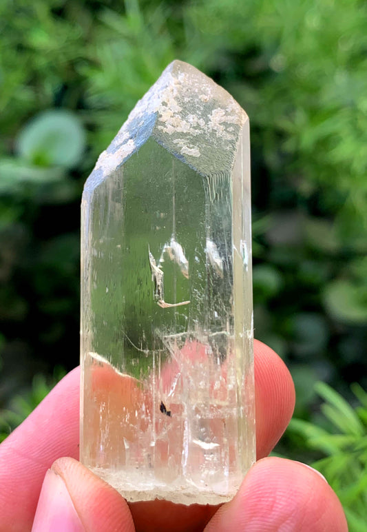 V Shape Transparent Triphane Kunzite Ctrystal From Afghanistan - 35 Gram