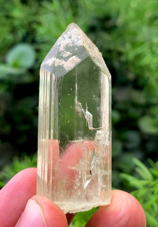 V Shape Transparent Triphane Kunzite Ctrystal From Afghanistan - 35 Gram