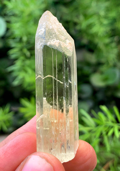 V Shape Transparent Triphane Kunzite Ctrystal From Afghanistan - 35 Gram