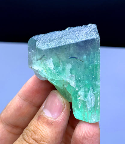 Green Hiddenite Kunzite Crystal from Afghanistan - 72 gram