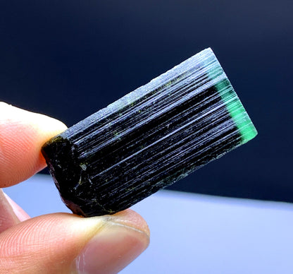 Terminated Green Cap Tourmaline from Pakistan - 76.20 carat