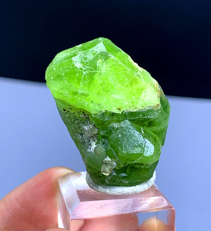 Natural Terminated Lush Green Peridot Crystal from Supat valley Kohistan Pakistan - 35 gram