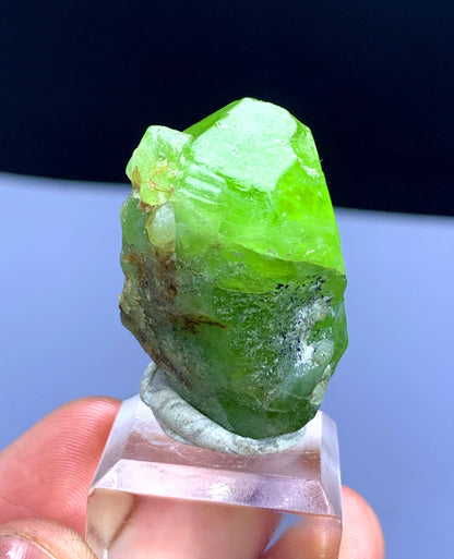Natural Terminated Lush Green Peridot Crystal from Supat valley Kohistan Pakistan - 35 gram