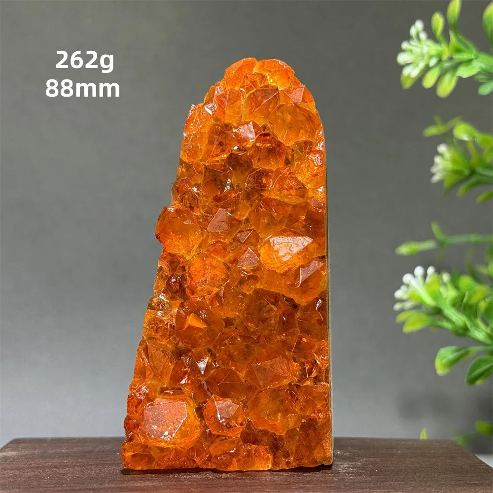 Brazil's High-Quality Citrine  Cave Mineral Specimen Therapy Spiritual Meditation - A22   262g   88mm
