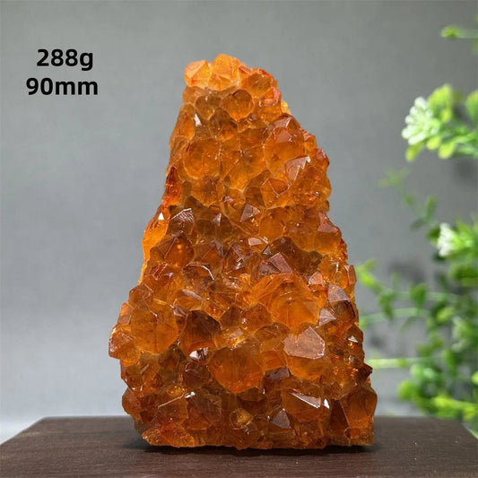 Brazil's High-Quality Citrine  Cave Mineral Specimen Therapy Spiritual Meditation - A2   288g   90mm