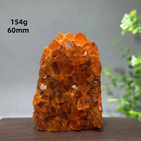 Brazil's High-Quality Citrine  Cave Mineral Specimen Therapy Spiritual Meditation - A14   154g   60mm