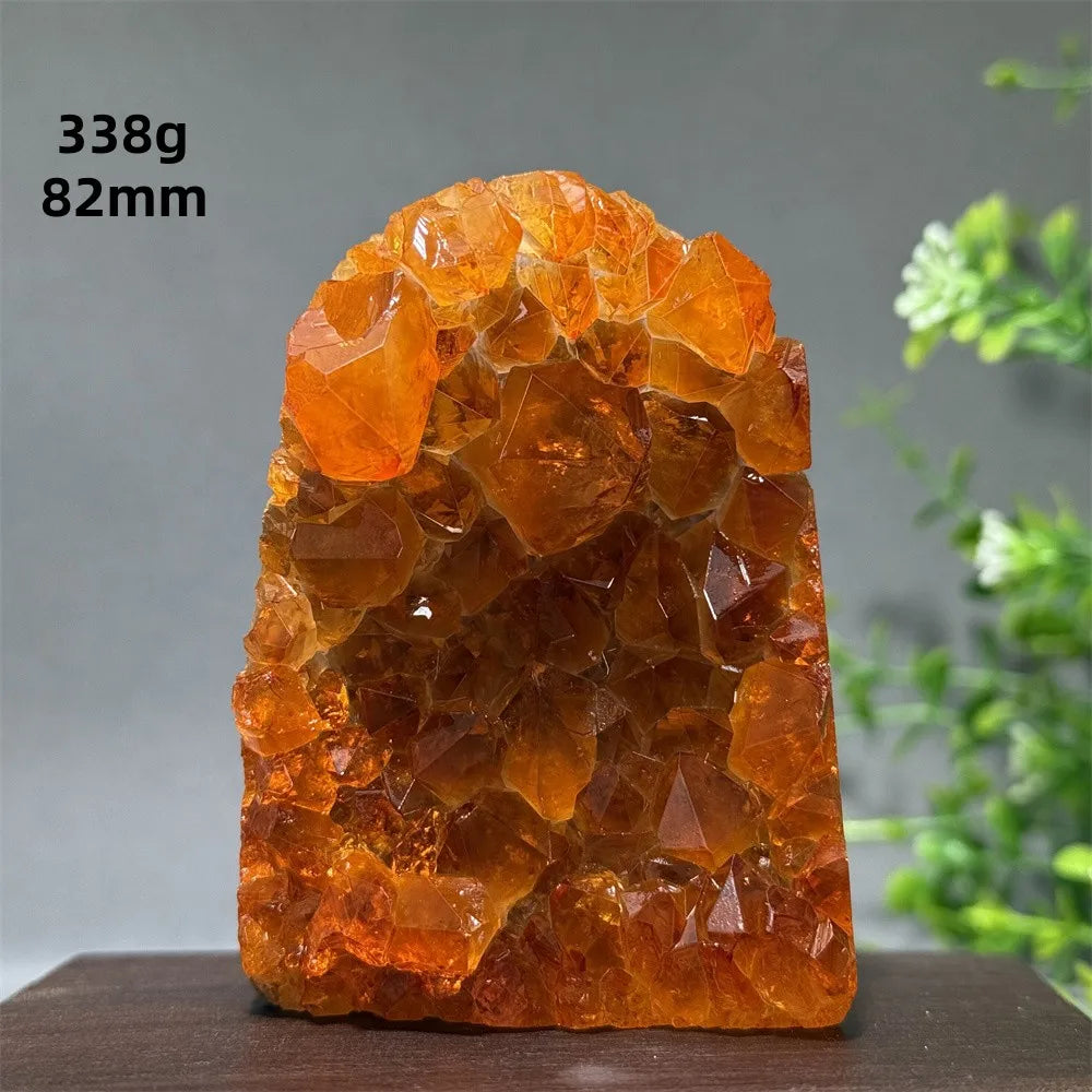 Brazil's High-Quality Citrine  Cave Mineral Specimen Therapy Spiritual Meditation - A7   338g   82mm