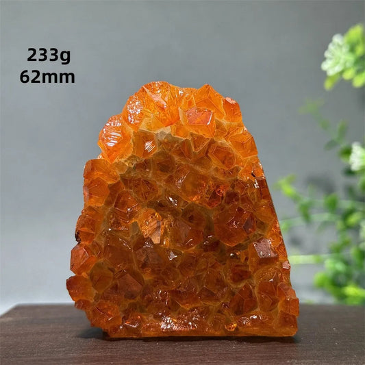 Brazil's High-Quality Citrine  Cave Mineral Specimen Therapy Spiritual Meditation - A18   233g   62mm