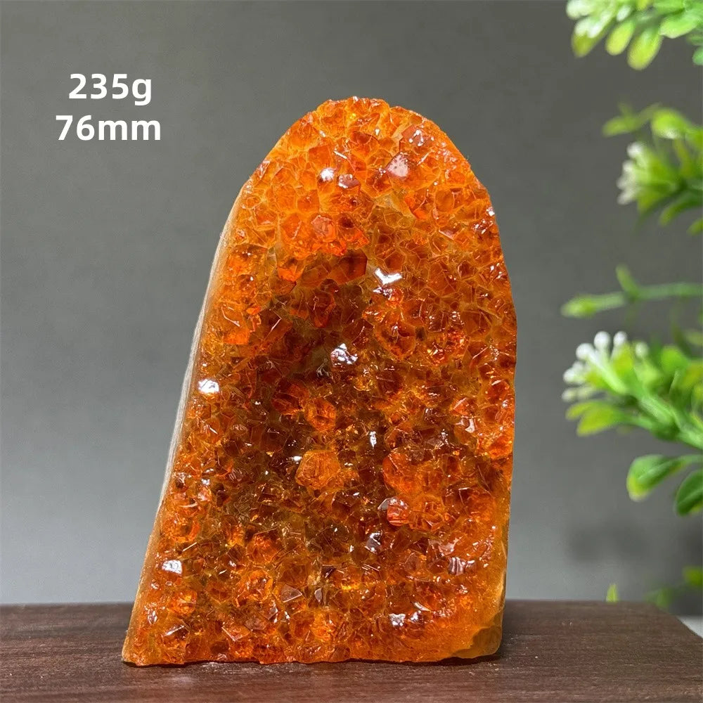 Brazil's High-Quality Citrine  Cave Mineral Specimen Therapy Spiritual Meditation - A19   235g   76mm