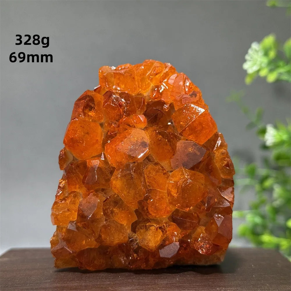 Brazil's High-Quality Citrine  Cave Mineral Specimen Therapy Spiritual Meditation - A23   328g   69mm