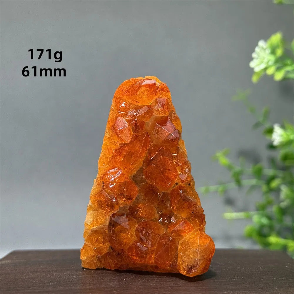 Brazil's High-Quality Citrine  Cave Mineral Specimen Therapy Spiritual Meditation - A25   171g   61mm