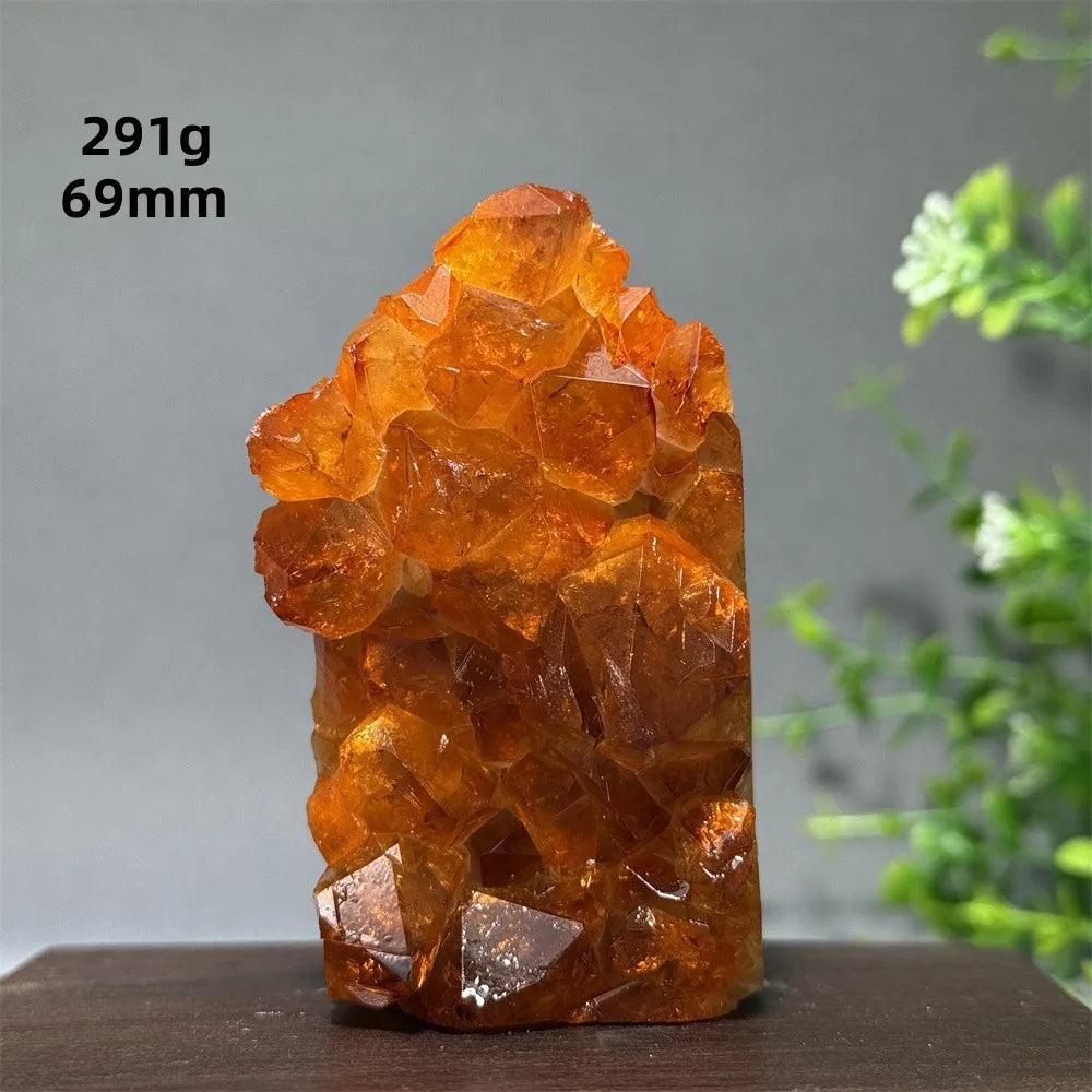 Brazil's High-Quality Citrine  Cave Mineral Specimen Therapy Spiritual Meditation - A32   291g   69mm